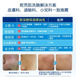 薇霓肌本 胺基酸保濕乳霜潔面乳